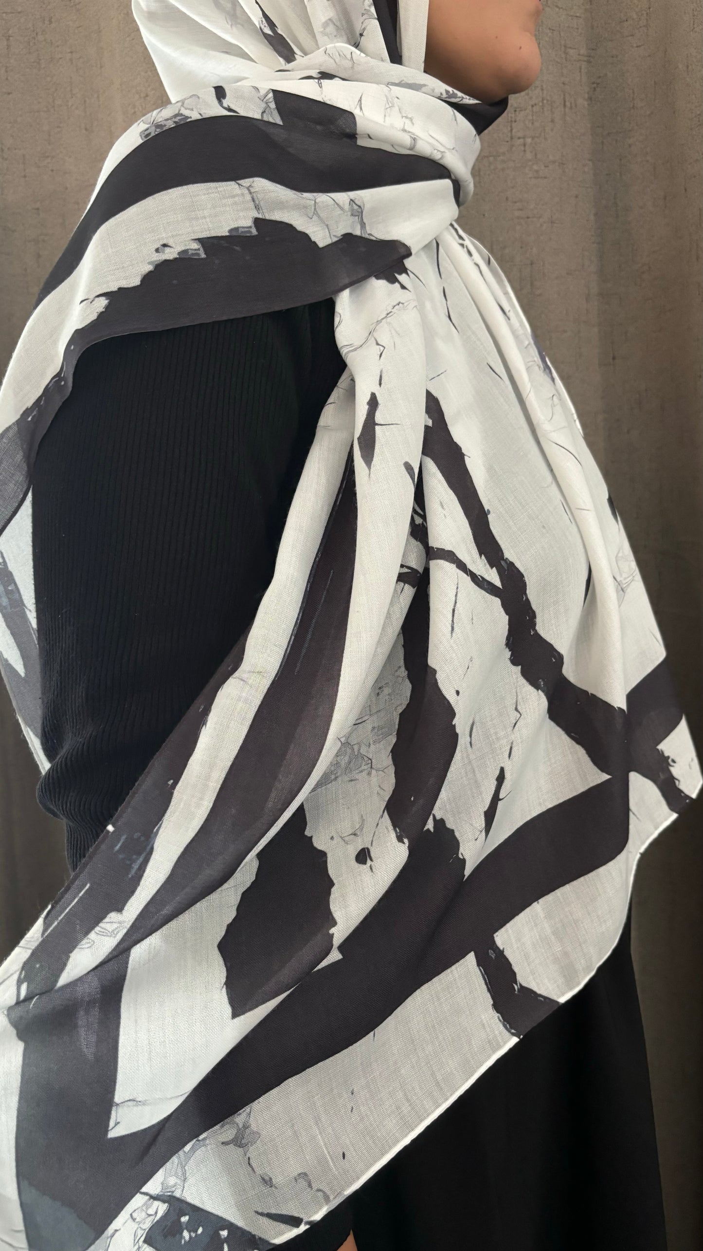 Modal Marble Hijab – Soft and Stylish Hijab - Acadia House