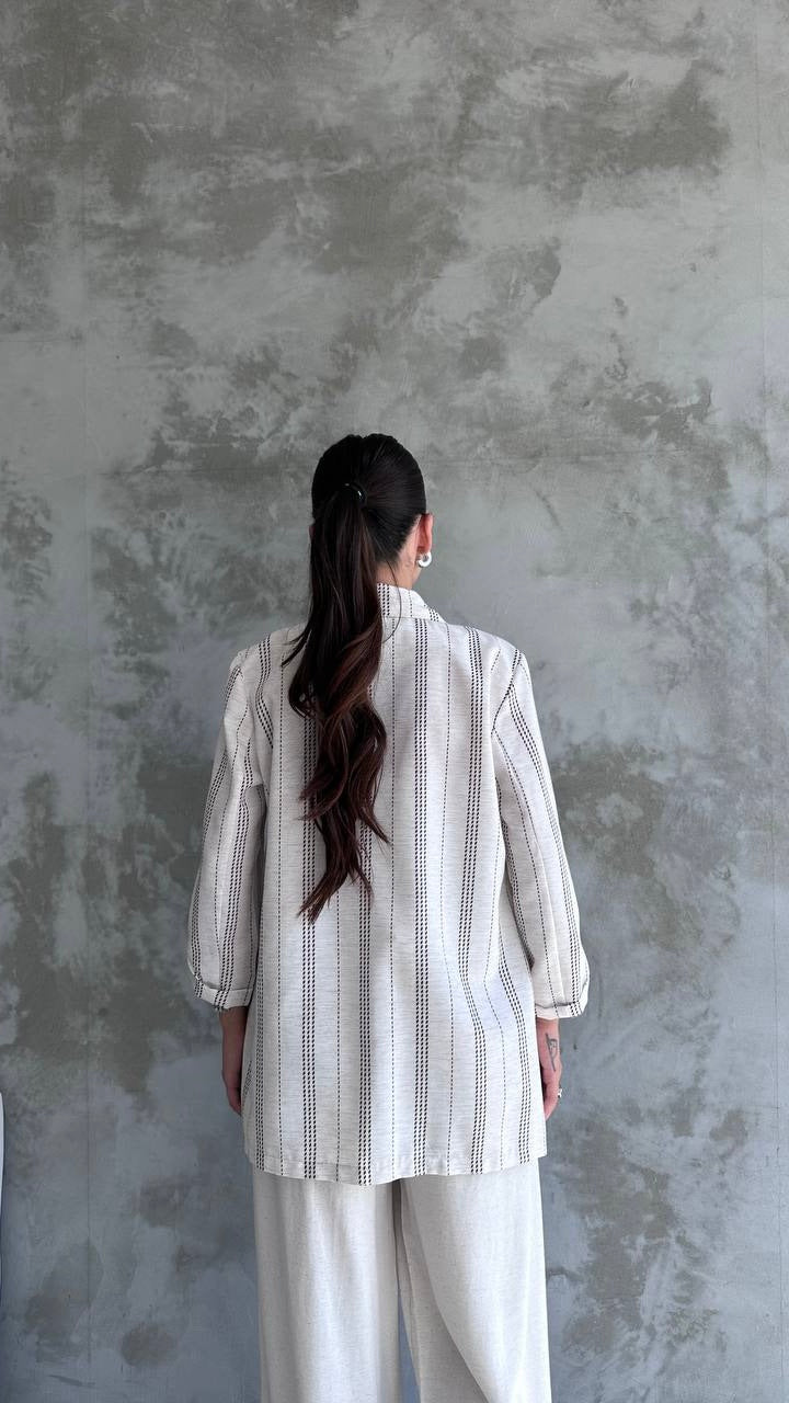 Chic Linen Blazer for Women – Final Sale - Acadia House