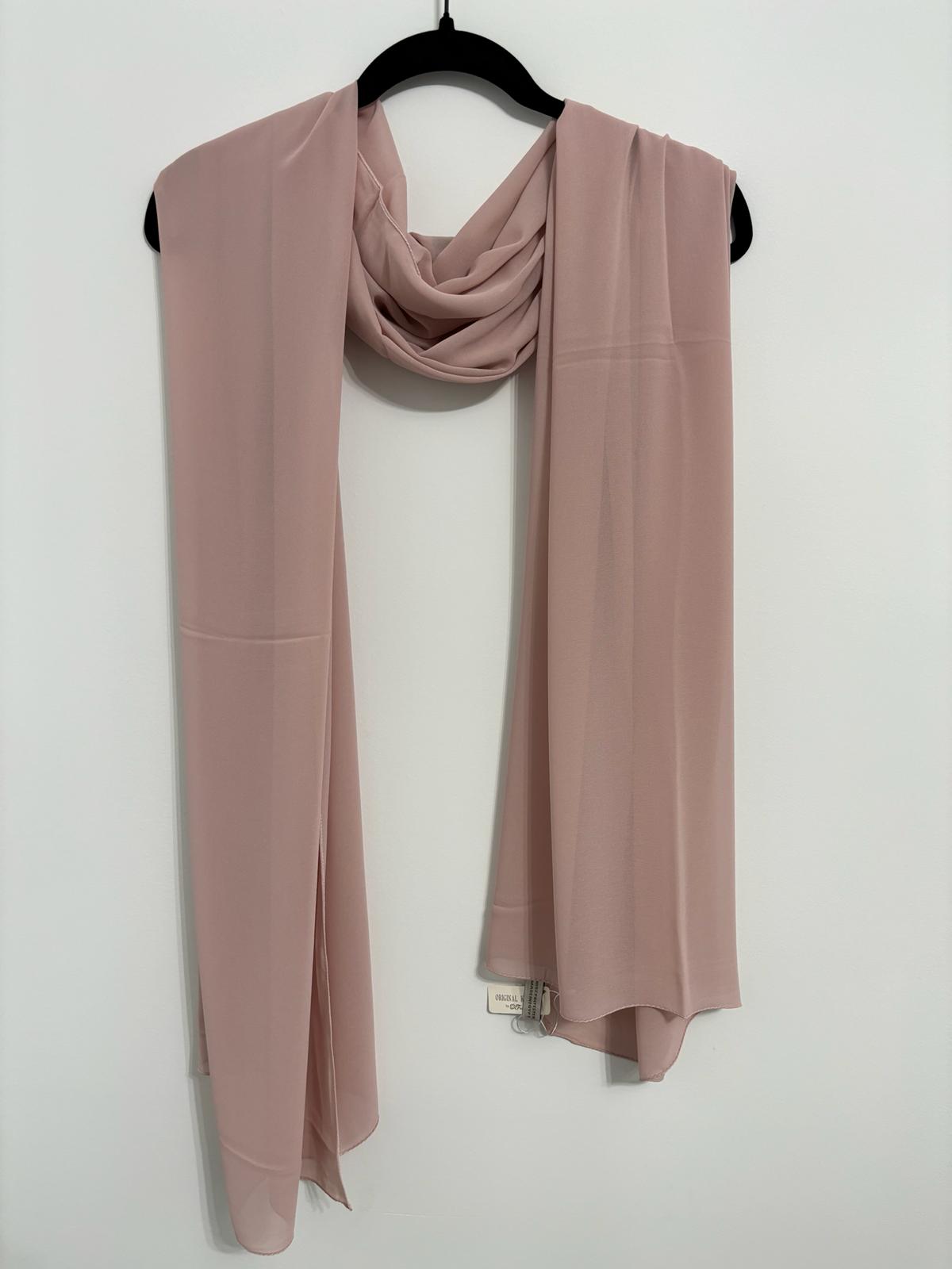 Chiffon Hijab Dusty Rose - Elegant & Lightweight - Acadia House