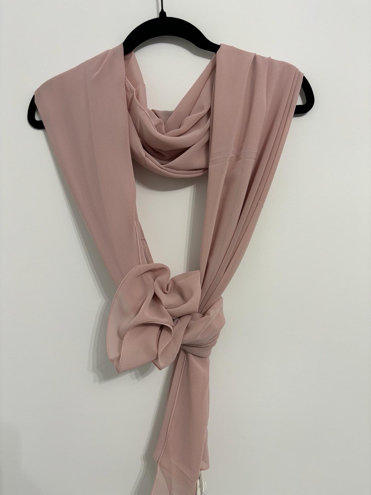 Chiffon Hijab Dusty Rose - Elegant & Lightweight - Acadia House