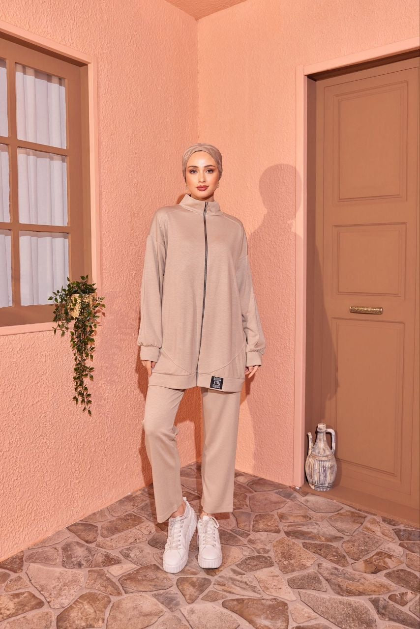 Training Suit Camel – Comfortable & Stylish - Acadia House