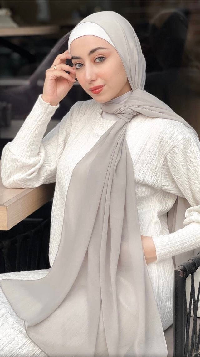 Farah Chiffon Hijab – Elegant & Lightweight - Acadia House