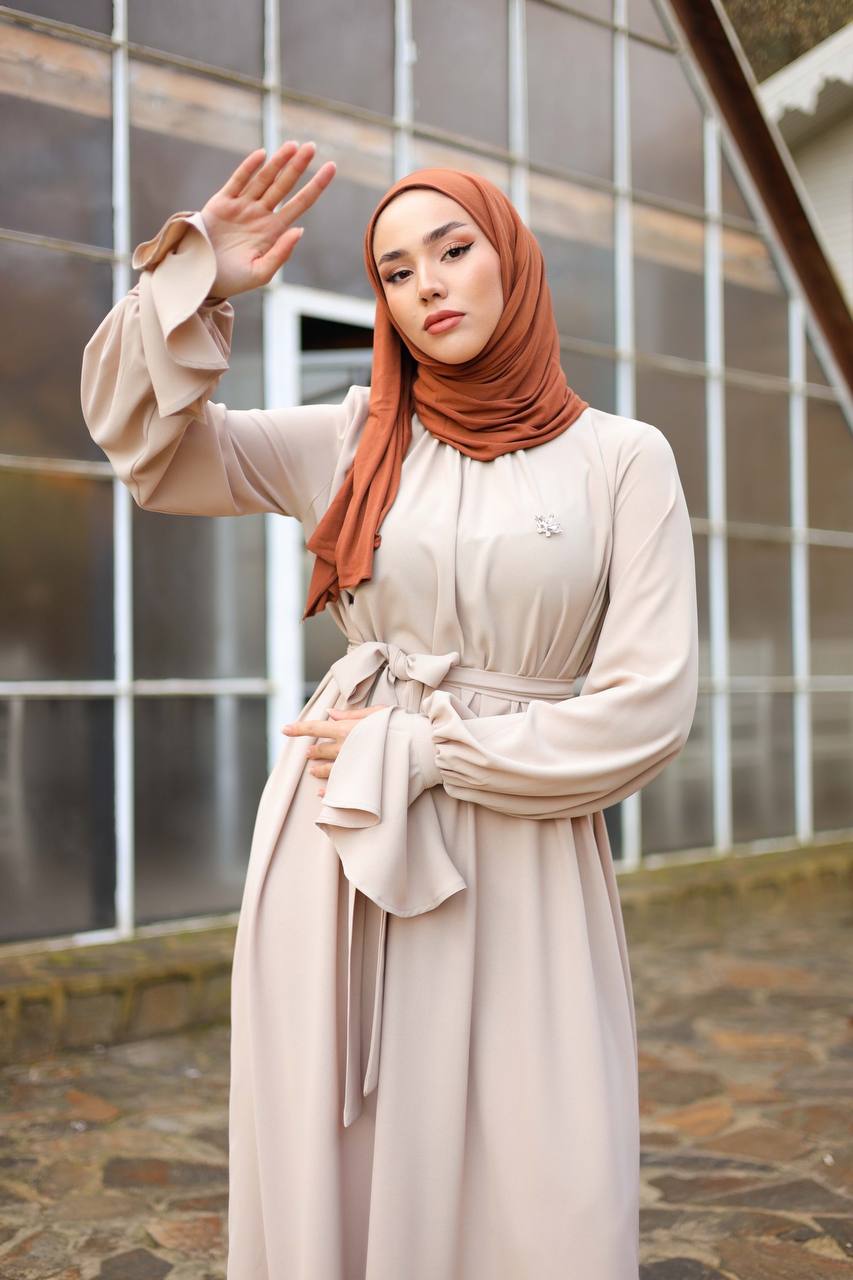 Kinzy Dress -Beige