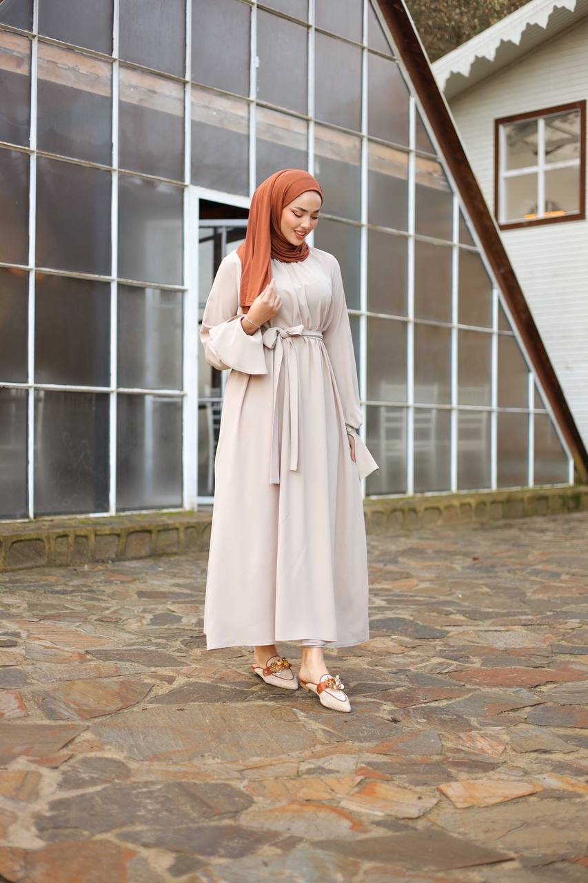 Kinzy Dress -Beige