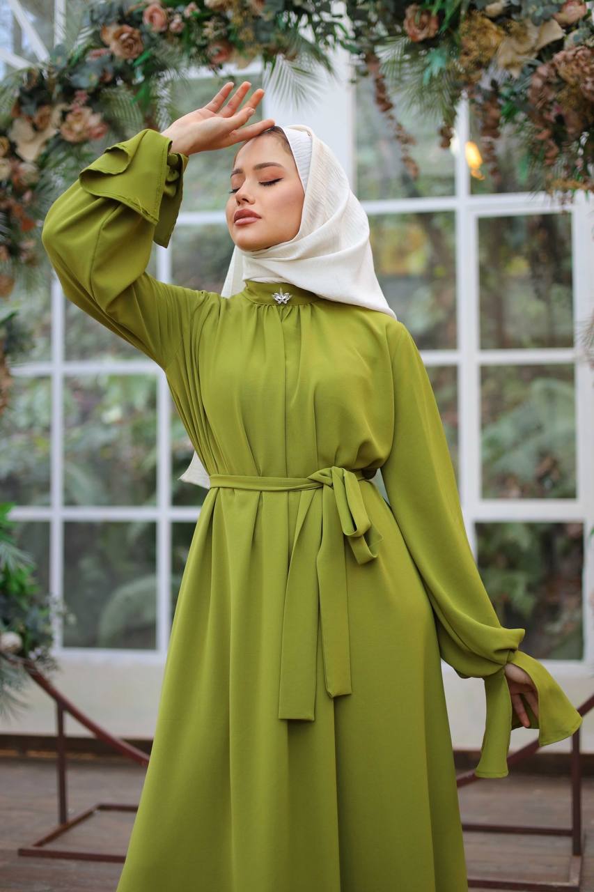 Kinzy Dress -Olive