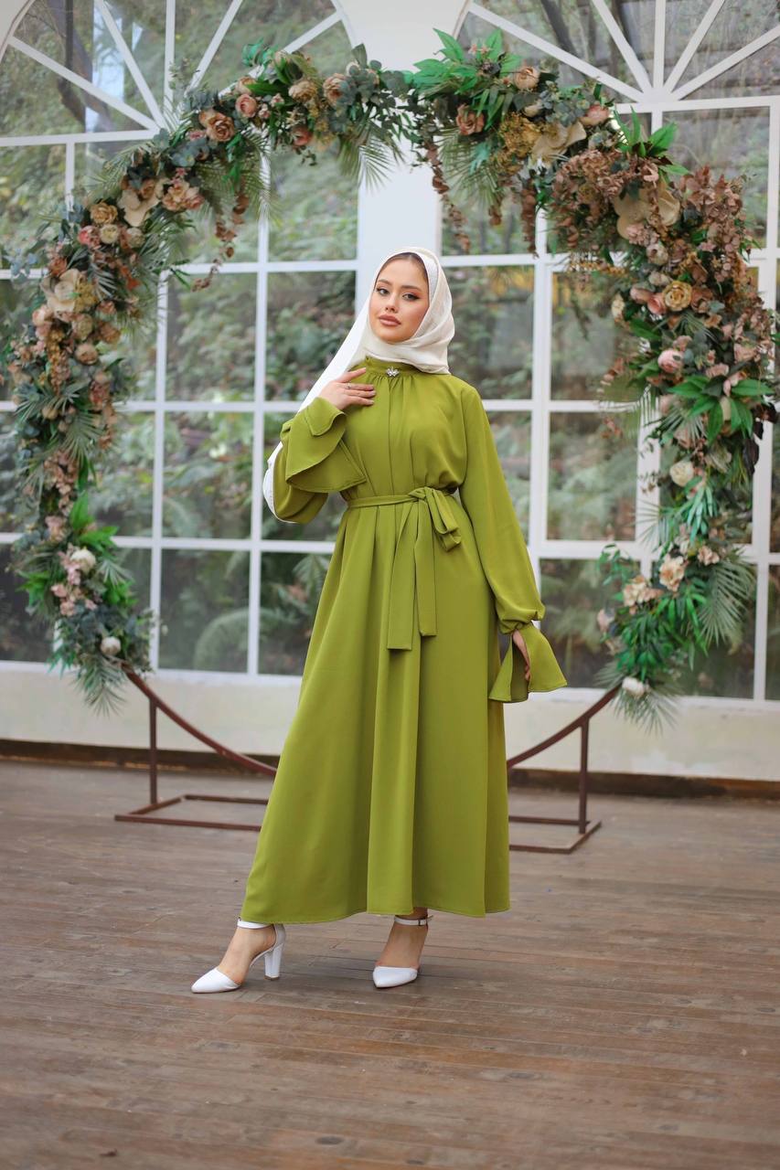 Kinzy Dress -Olive