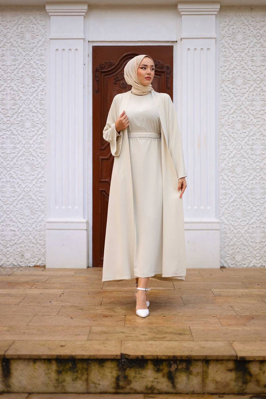 Zahra Dress -Beige