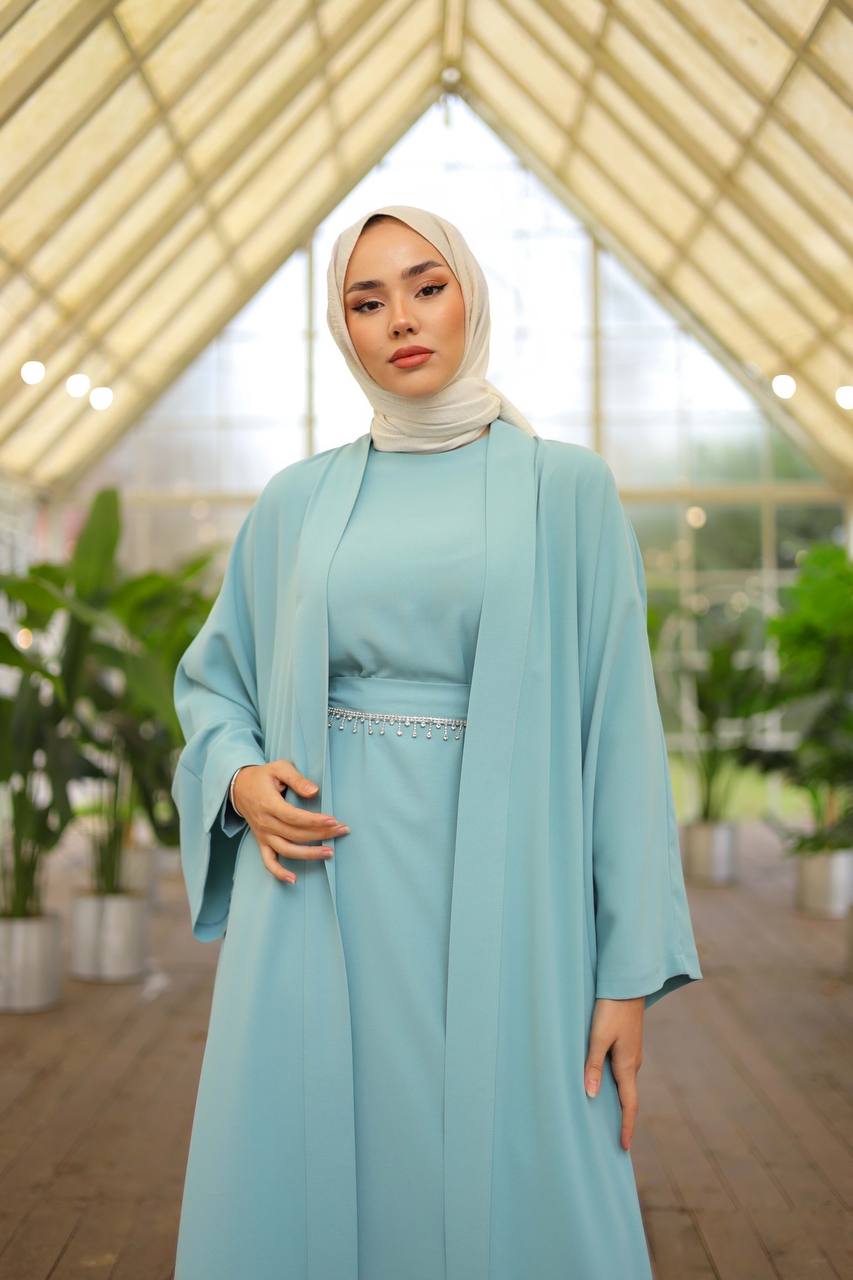 Zahra Dress -Turkuaz