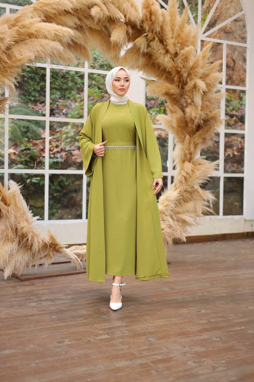 Zahra Dress -Olive