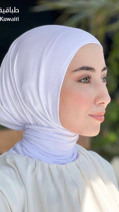 Sports Hijab -White